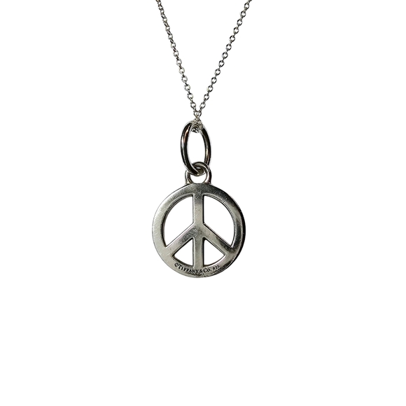 Authentic Tiffany & Co Peace pendant in Sterling silver - Picture 6 of 16